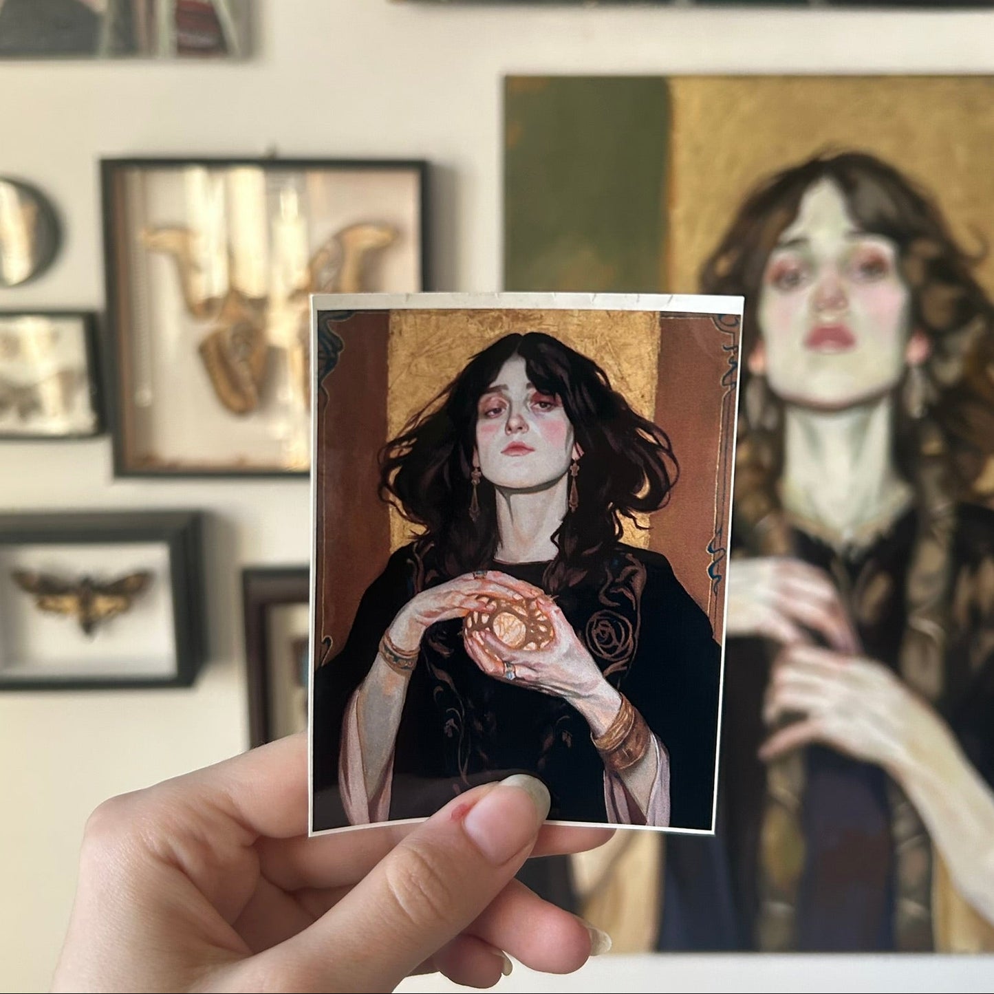 Samolepka "Golden Woman I"