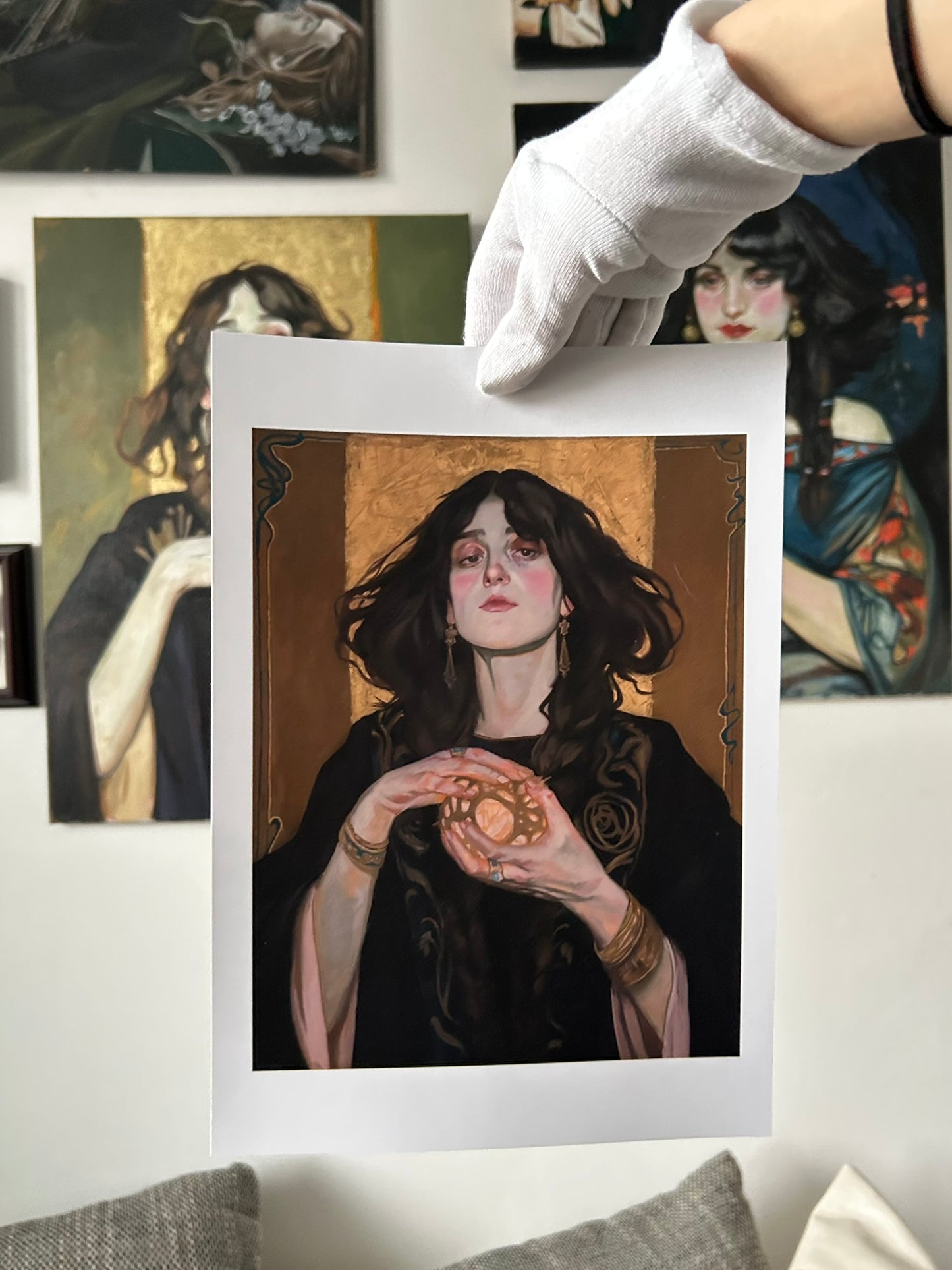 "Golden Woman I" print (A4)