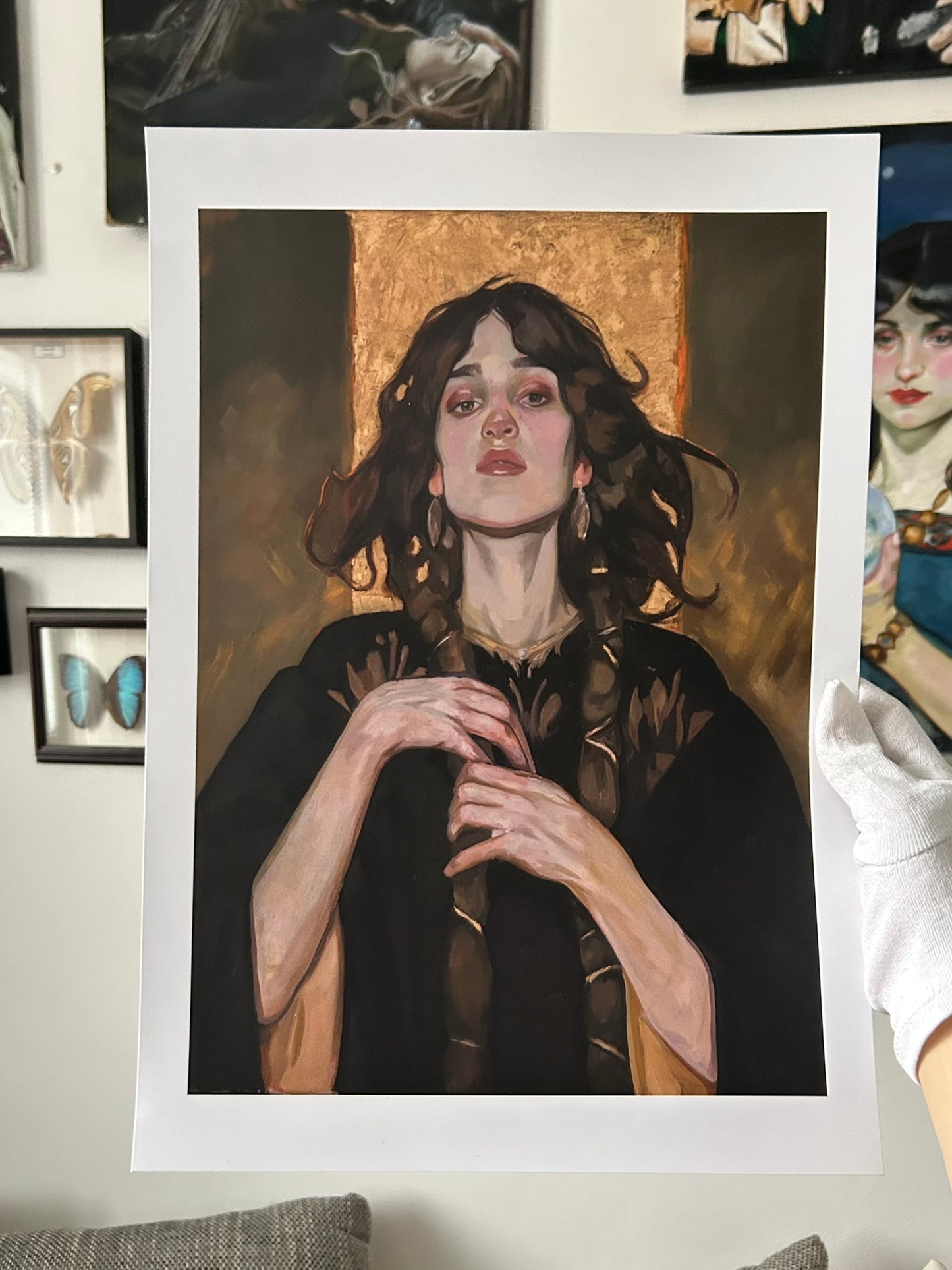"Golden Woman II" print (A3)