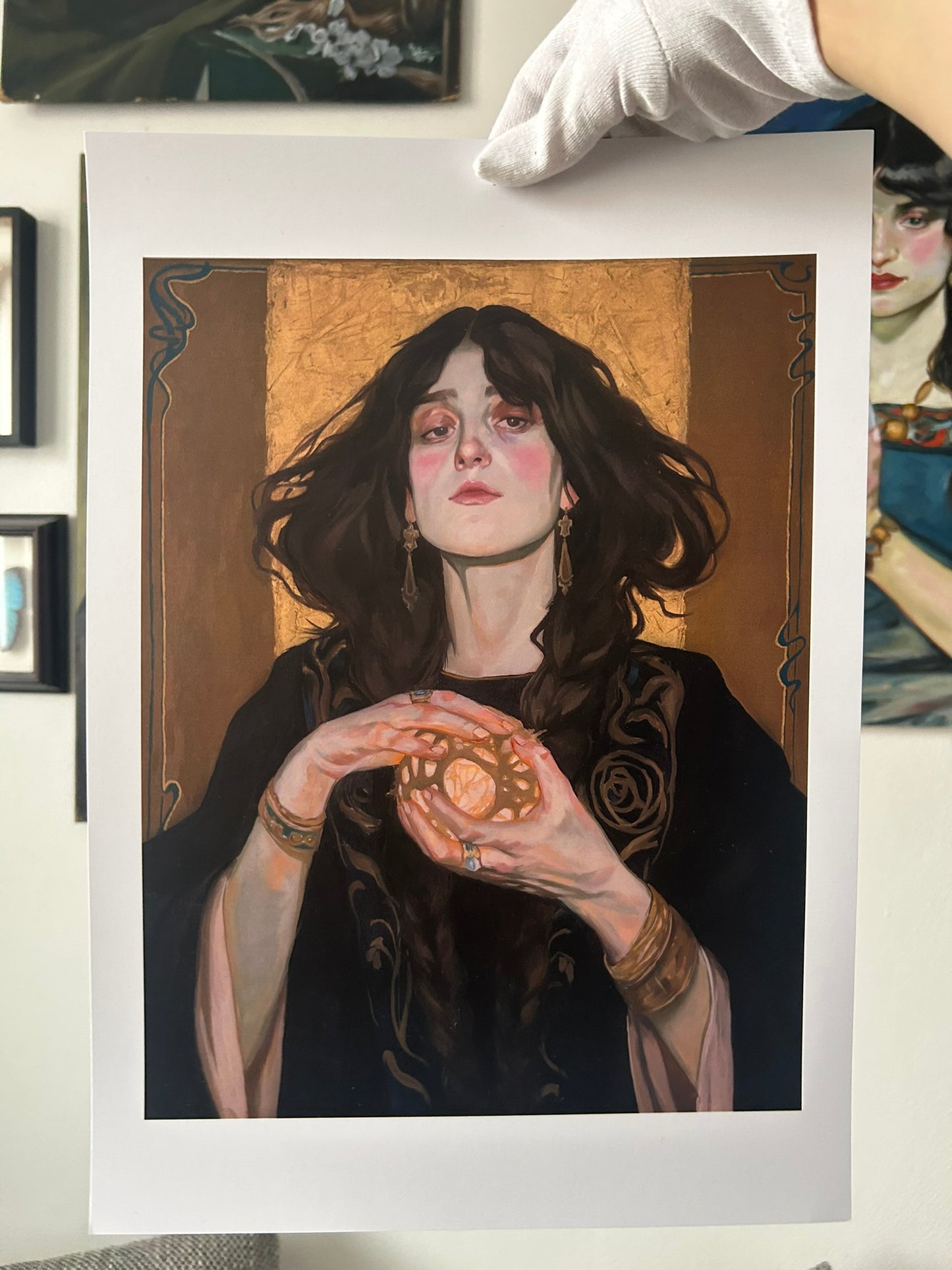 "Golden Woman I" print (A3)